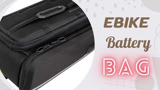 Need to carry an extra Ebike battery Topeak Tetrarack and EXplorer Trunk Bag Setup and review [upl. by Veta63]