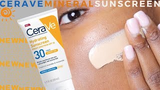 Cerave Hydrating Sheer Tint SPF 30 Mineral Sunscreen Review  Chemist Pov ♡ April Basi [upl. by Milon]