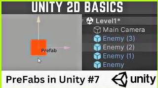 PreFabs in Unity  Unity 2D Basics 7  By MNJ [upl. by Mandel]