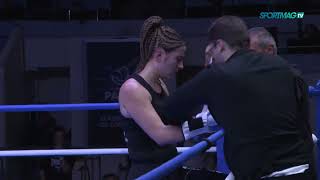 SAVATE boxe française  Finale France Elite A 2023  Sarah KOSTER vs Fanny MORENO [upl. by Siurad]