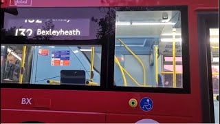 Bexleyheath Bus Garage Blind Change and 601 bus route blind change MHV6769 [upl. by Ralina]