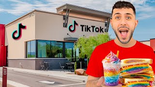 Eating at the MOST VIRAL TikTok Restaurants in my City [upl. by Anaerdna]