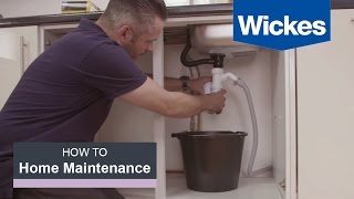 How to Fix a Leaking Sink with Wickes [upl. by Armillas320]