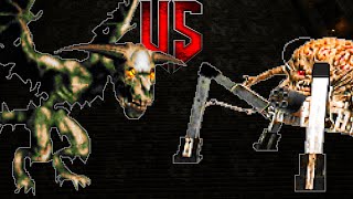 Maledict vs Mastermind  DOOM Monster Infighting  Full HD [upl. by Burgess]