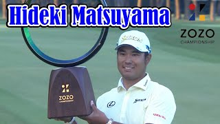 【PGA7勝目】松山英樹の4日間のショットまとめ【ZOZOチャンピオンシップ2021】 [upl. by Ellicul]