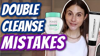 How to double cleanse COMMON MISTAKES  Dr Dray [upl. by Letizia]