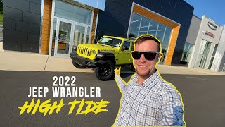 2022 Jeep Wrangler HighTide in HIGH VELOCITY  Overview [upl. by Tilford325]