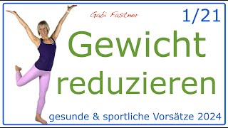 121 🤗 45 min Gewicht verlieren mit CardioFitness  ca 5100 Schritte und 400 Kcal  ohne Geräte [upl. by Eilama748]