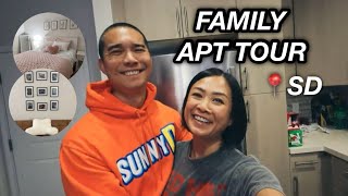 FAMILY APT TOUR SAN DIEGO  The Laeno Family [upl. by Suiradel]