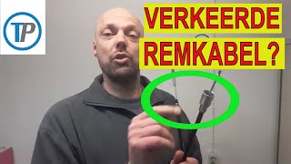 REMKABEL AANHANGWAGEN VERVANGEN REMKABEL AANHANGER VERVANGEN waar op letten [upl. by Eiuqnom]