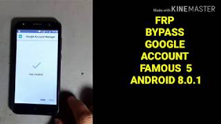 Famous 5 Bypass Frp Lock Google Account Unlock Android 801 [upl. by Griffie]