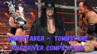 Undertaker  Tombstone piledriver￼ Compilation [upl. by Urion]