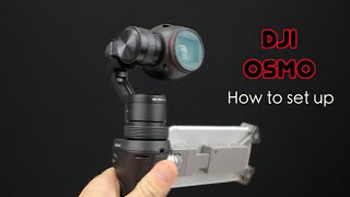 DJI Osmo  How To Set Up  in steps   MicBergsma [upl. by Alleinnad]