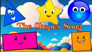 The Shapes Song Triangle Rectangle Song Shapes RhymesCircleLearn Shapes with Names [upl. by Avilla]