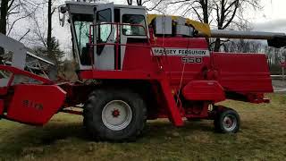 Massey Ferguson 550 combine [upl. by Marlen]