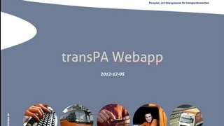 transPA Webapp [upl. by Isiahi557]