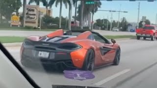 INSANE McLaren 570S LOUD Crackle and Pop Down Shifts  Acceleration [upl. by Nwadal]