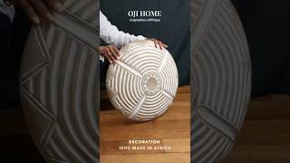 OJI HOME  Bouclier Bamileke pour habiller votre intérieur [upl. by Elisee]