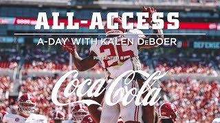 Alabama Football AllAccess ADay with Kalen DeBoer [upl. by Ecyob]