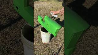 John Deere 4020 pedal tractor touch up [upl. by Mackenzie]