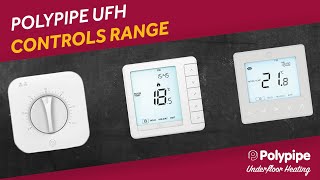 The differences between the Polypipe Underfloor Heating controls range  Simple Standard Smart [upl. by Tavish]