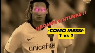 Compilación de Regates efectivos de Messi 1 vs 1 LO MEJOR DEL FUTBOL [upl. by Assiren]