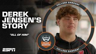 How Wisconsins freshman karaoke uplifted Derek Jensen after tragedy  College GameDay [upl. by Bohi410]