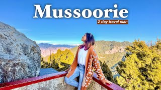 Mussoorie Travel Plan for 2 days  budget tourist places food hotel shopping [upl. by Alleusnoc]