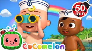 The Sailors Sea Adventure  Cocomelon  Kids Cartoons amp Nursery Rhymes  Moonbug Kids [upl. by Seyah]