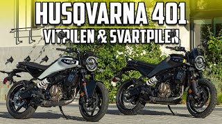 2024 Husqvarna Vitpilen 401 amp Svartpilen 401  First Ride Review  Cycle News [upl. by Adnotal]