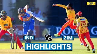 IND Vs ZIM Highlights Zimbabwe Creates History Beat India By 13 Runs I India Vs Zimbabwe Highlights [upl. by Repinuj792]