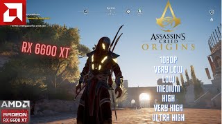 Assassins Creed Origins on RX 6600 XT  1080p All Settings  assassinscreed assassinscreedorigins [upl. by Ikceb]