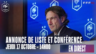 Lannonce de liste des Bleues et la conférence du sélectionneur en direct I EDF Féminine 2024 [upl. by Nolram]