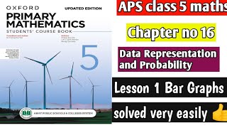 Chapter 16  Lesson 1 Bar Graphs  Oxford primary mathematics book 5 updated edition [upl. by Bracci664]