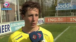 Interview Rowdy van der Putten na FC Lisse  Rijnsburgse Boys [upl. by Franchot]