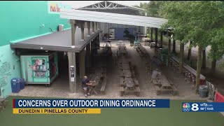 Dunedin city leaders to review longstanding outdoor dining ordinance [upl. by Lenes602]