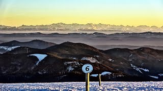 Alpenpanorama vom Belchen 1414 M  Schwarzwald 🇩🇪 [upl. by Eatnuahs]