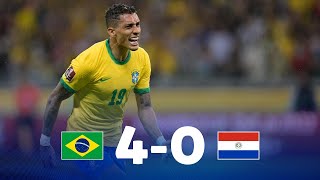 Eliminatorias  Brasil 40 Paraguay  Fecha 16 [upl. by Pry282]