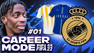 FIRST EVER FIFA 22 MANAGER CAREER MODE 1  SHINE N GLOW FC FIFA 22 [upl. by Seltzer]