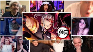 Epic Fight Tengen Uzui vs Gyutaro  Demon Slayer Kimetsu No Yaiba Reaction Mashup [upl. by Inilahs844]