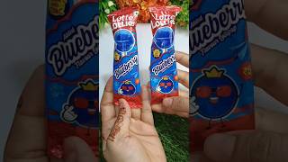 Lotte Lollies Blueberry Flavour Candy Popsicle🍭😇shorts icecream chocolate viral shortvideo [upl. by Aynekat]