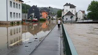 Hochwasser in GummersbachVollmerhausen [upl. by Airdnoed941]