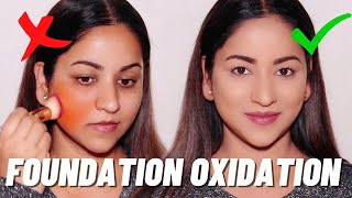 How to STOP Your Foundation From Oxidizing [upl. by Christenson]