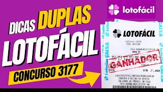 lotofacil  Dica de Duplas 3177 [upl. by Llertram]