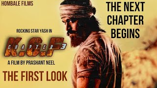 KGF CHAPTER 3  THE FIRST LOOK  YASH  PRASHANT NEEL  HOMBALE FILMS  A FANMADE TRAILER  2024 [upl. by Kcirdde67]