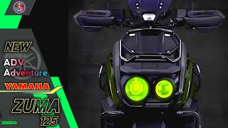 2023 New Yamaha Fuel Effecient Scooter Adventure  Yamaha ZUMA 125 Walkaround [upl. by Onileba260]