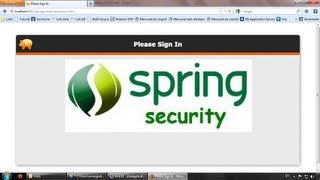 Java EE J2EE Tutorial for beginners Part16  Configuring Spring Security to secure Web flow [upl. by Ehtylb]