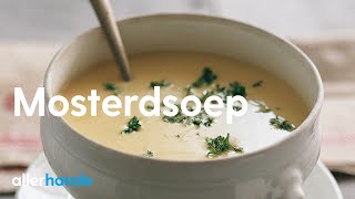 Mosterdsoep maken  Recept  Allerhande [upl. by Nnylimaj]