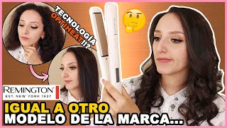 PLANCHA REMINGTON THERMALUXE PROLUXE S9100  PRUEBA EN CABELLO RIZADO  Lau Kudo [upl. by Stevana760]