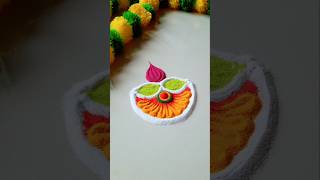 Diwali diya rangoli laxmipujanrangoli [upl. by Anauqed410]